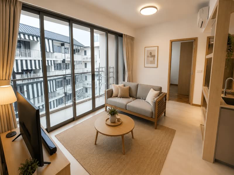 Harbour View Gardens, 221 Pasir Panjang Road, 2 Bedrooms, 646 sqft, Apartment For Rent, by Song Wanqi, 500208271 - Living Room - PropertyGuru.com.sg