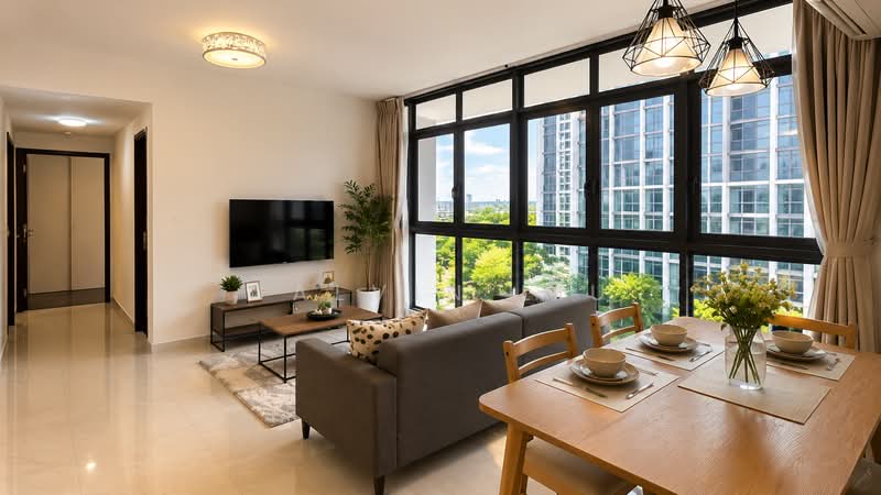 Symphony Suites, 1 Yishun Close, 3 Bedrooms, 915 sqft, Condominium For Sale, by Calvin Liu, 500208276 - Living Room - PropertyGuru.com.sg