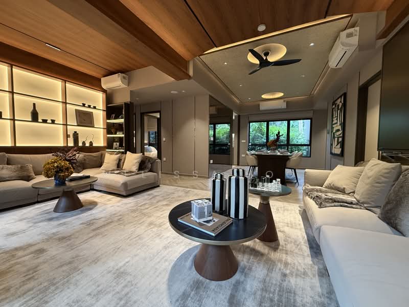 Springleaf Residence, 811 Upper Thomson Road, 5 Bedrooms, 1,453 sqft, Condominium For Sale, by Melissa Hoo, 500208308 - Living Room - PropertyGuru.com.sg
