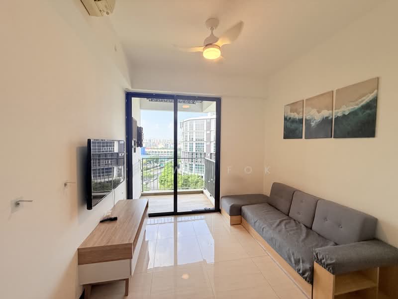 Sims Urban Oasis, 2 Sims Drive, 2 Bedrooms, 624 sqft, Condominium For Rent, by Shawn Fok, 500208324 - Living Room - PropertyGuru.com.sg