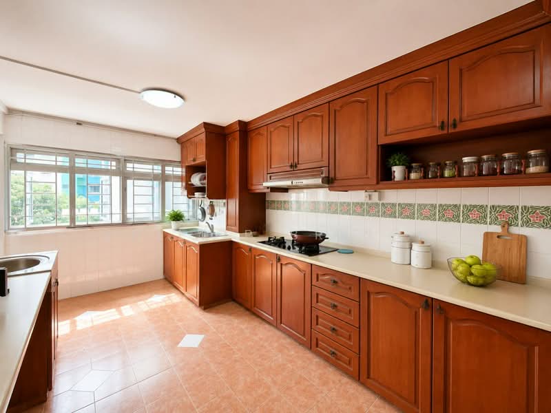 241 Yishun Ring Road, 241 Yishun Ring Road, Sembawang / Yishun, 3 Bedrooms, 1,442 sqft, HDB Flat For Sale, by Phillip Bryson, 500208342 - Kitchen - PropertyGuru.com.sg