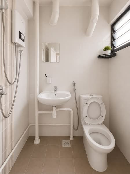 133 Bukit Batok West Avenue 6, 133 Bukit Batok West Avenue 6, 2 Bedrooms, 732 sqft, HDB Flat For Sale, by Calvin Ng, 500208358 - Bathroom - PropertyGuru.com.sg