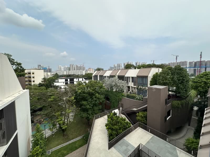 Parksuites, 26 Holland Grove Road, 3 Bedrooms, 1,421 sqft, Condominium For Sale, by Jereme James, 500208368 - Master Suite Balcony View - PropertyGuru.com.sg
