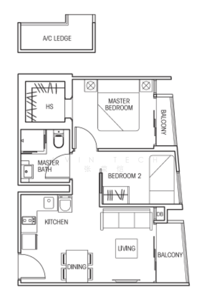 D'Weave, 5 Lorong 39 Geylang, 2 Bedrooms, 506 sqft, Condominium For Sale, by Avin Tech 张荣恺, 500208375 - PropertyGuru.com.sg