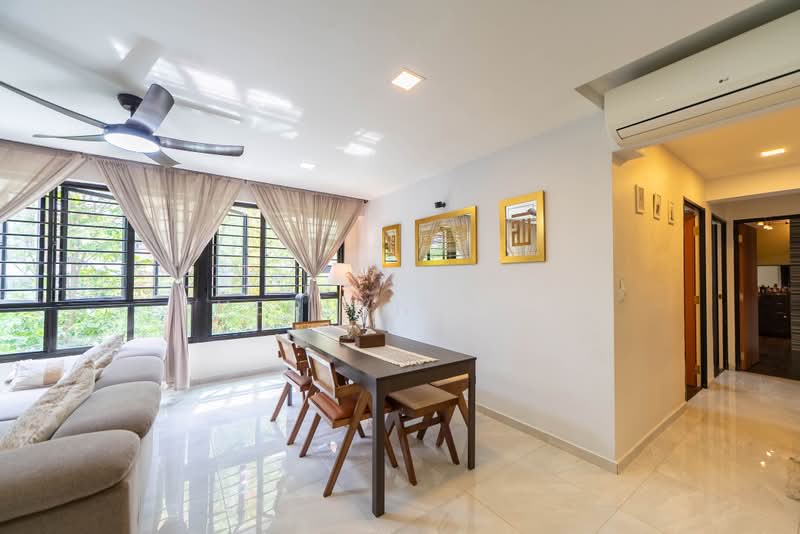 120B Punggol Edge, 120B Edgedale Plains, 3 Bedrooms, 1,205 sqft, HDB Flat For Sale, by Sherlyn Chan, 500208386 - Living Room - PropertyGuru.com.sg