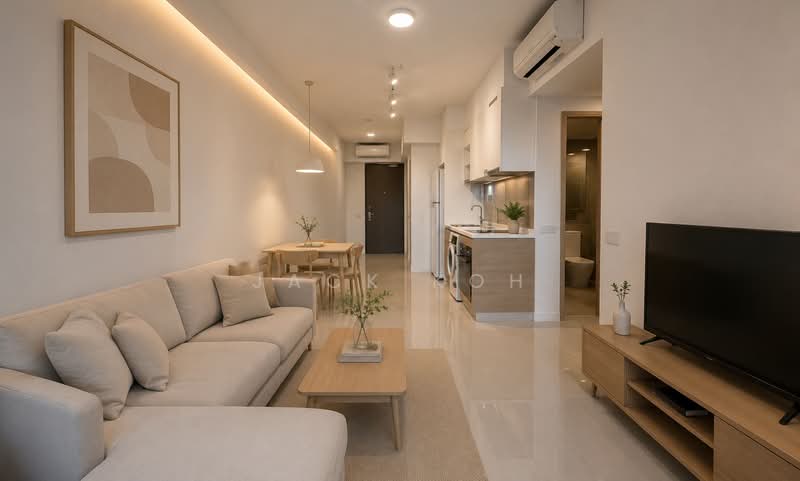 Treasure at Tampines, 57 Tampines Lane, 2 Bedrooms, 657 sqft, Condominium For Sale, by Jack Koh, 500208447 - Living Room - PropertyGuru.com.sg