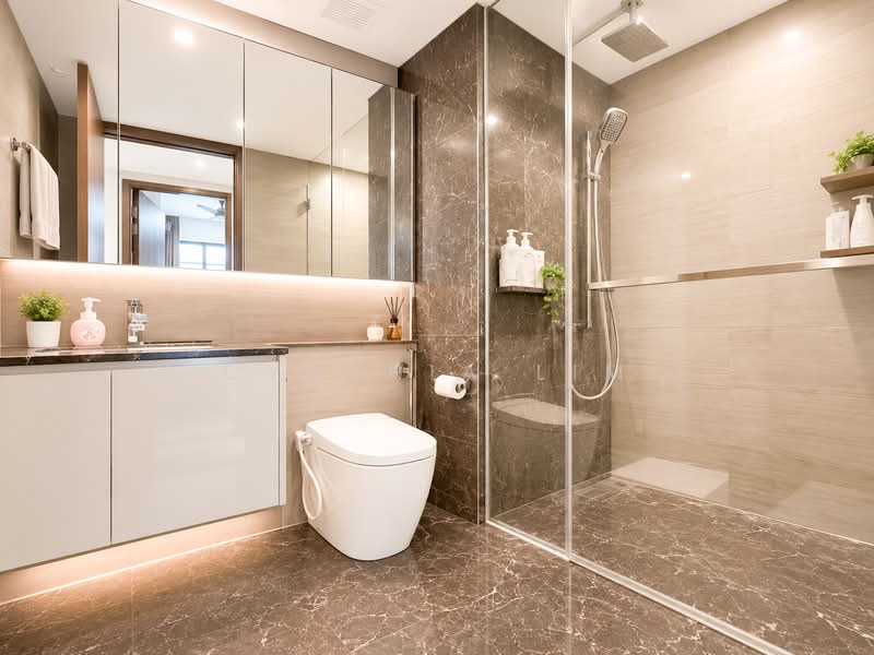Parc Esta, 910 Sims Avenue, 2 Bedrooms, 635 sqft, Condominium For Sale, by Cynthia Lim, 500208482 - Bathroom - PropertyGuru.com.sg