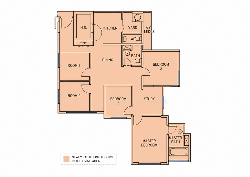 Casablanca, 23 Rosewood Drive, Room Rental, 80 sqft, Condominium For Rent, by Gevan Lau, 500208517 - PropertyGuru.com.sg
