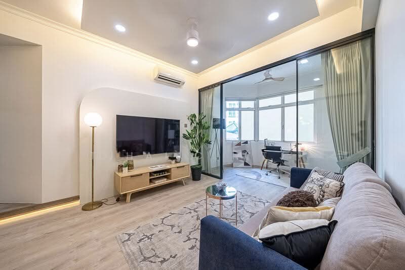 Emerald Garden, 33 Club Street, 2 Bedrooms, 1,066 sqft, Condominium For Rent, by TJHAI C. (TJ), 500208545 - Living Room - PropertyGuru.com.sg
