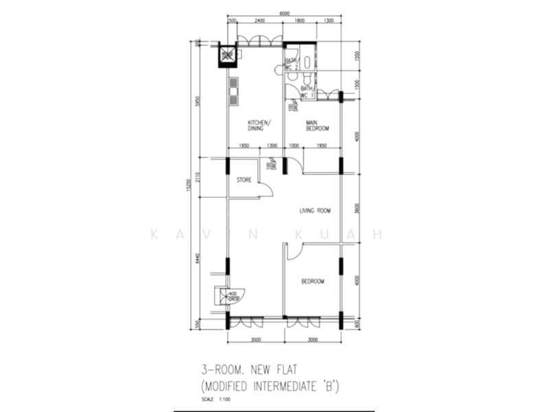 93 Geylang Bahru, 93 Geylang Bahru, 3 Bedrooms, 883 sqft, HDB Flat For Sale, by Kavin Kuah, 500208582 - PropertyGuru.com.sg