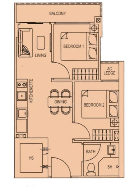 Suites at Bukit Timah, 68 Jalan Jurong Kechil, 2 Bedrooms, 517 sqft, Condominium For Rent, by Georgina Seow, 500208591 - PropertyGuru.com.sg