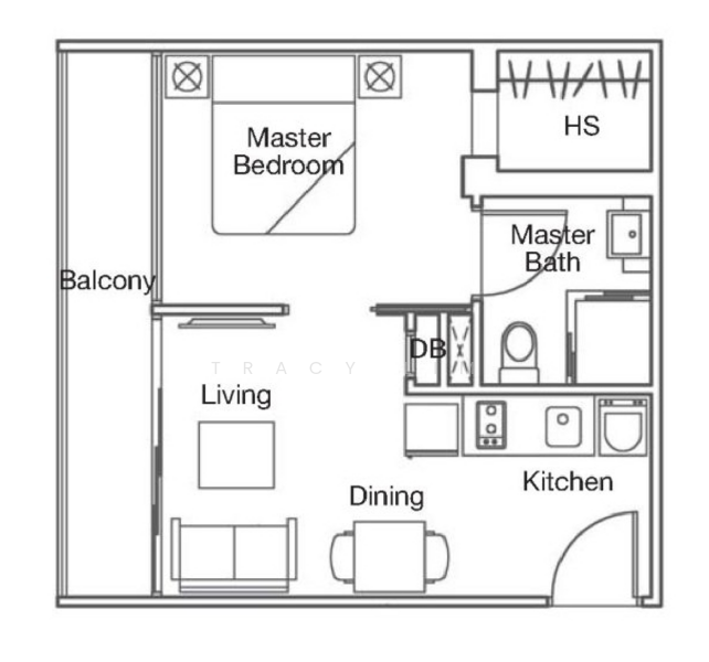 Casa Aerata, 9 Lorong 26 Geylang, 1 Bedroom, 435 sqft, Apartment For Rent, by Tracy Lim, 500208674 - PropertyGuru.com.sg