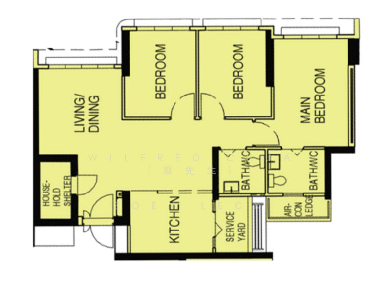 154A Bedok South Road, 154A Bedok South Road, 3 Bedrooms, 1,001 sqft, HDB Flat For Sale, by Wilfred Chua (蔡先生), 500208722 - PropertyGuru.com.sg