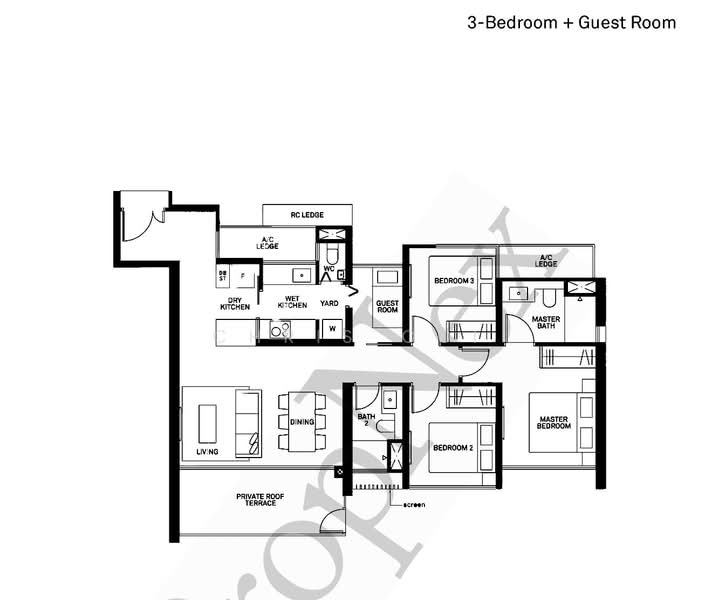The Clement Canopy, Ave 1 Clementi, 3 Bedrooms, 1,109 sqft, Condominium For Sale, by Chris Ooi, 500208732 - PropertyGuru.com.sg