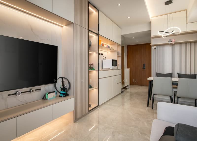 Stirling Residences, 21 Stirling Road, 2 Bedrooms, 635 sqft, Condominium For Sale, by Esther Zou, 500208775 - Living Room - PropertyGuru.com.sg