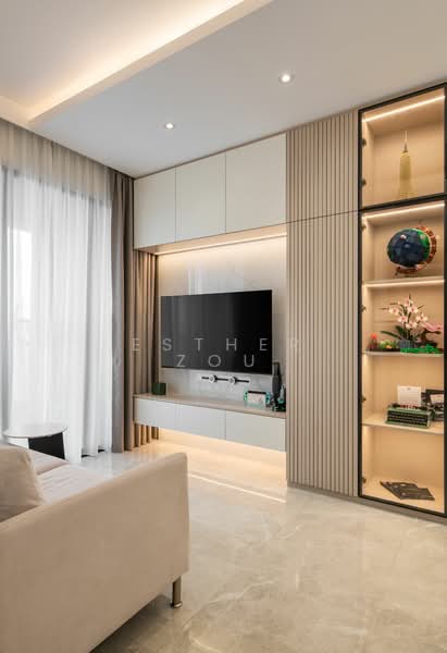 Stirling Residences, 21 Stirling Road, 2 Bedrooms, 635 sqft, Condominium For Sale, by Esther Zou, 500208775 - Living Room - PropertyGuru.com.sg