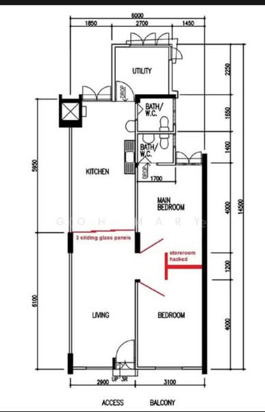 606 Ang Mo Kio Avenue 5, 606 Ang Mo Kio Avenue 5, 2 Bedrooms, 800 sqft, HDB Flat For Rent, by Goh Mary, 500208776 - PropertyGuru.com.sg