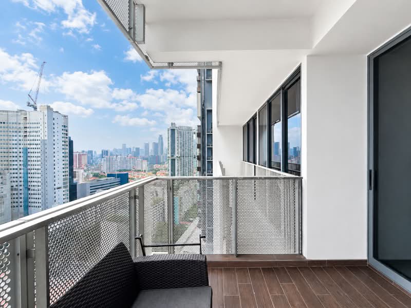 Spottiswoode 18, 18 Spottiswoode Park Road, 2 Bedrooms, 657 sqft, Condominium For Sale, by Tricia Ong, 500208792 - Balcony - PropertyGuru.com.sg