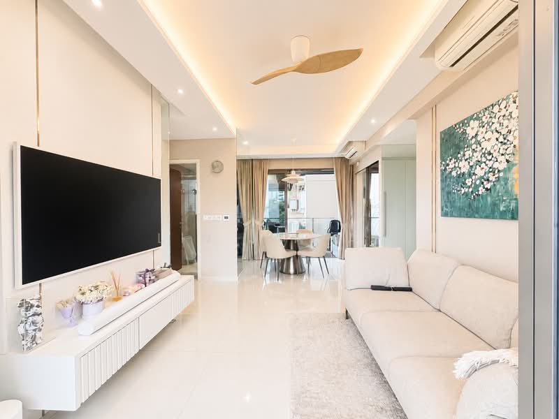 Kovan Regency, 38 Kovan Rise, 3 Bedrooms, 980 sqft, Condominium For Rent, by Lin Jinhan, 500208808 - Living Room - PropertyGuru.com.sg