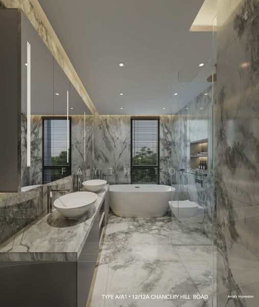 Chancery Hill Collection, CHANCERY HILL ROAD, 6 Bedrooms, 6,561 sqft, Semi-Detached House For Sale, by Fayth Tok, 500208815 - Bathroom - PropertyGuru.com.sg