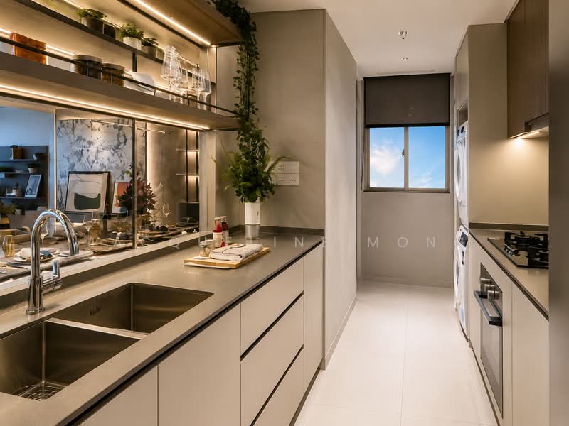 Lentor Hills Residences, Lentor Hills Road (Parcel A), Ang Mo Kio, Mandai / Upper Thomson, 3 Bedrooms, 1,109 sqft, Condominium For Sale, by Jacqueline Mong, 500208879 - Kitchen - PropertyGuru.com.sg