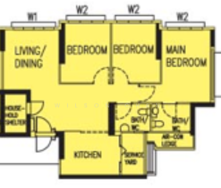 322B Sumang Walk, 322B Sumang Walk, 3 Bedrooms, 1,001 sqft, HDB Flat For Rent, by Wilson Chen, 500208960 - PropertyGuru.com.sg