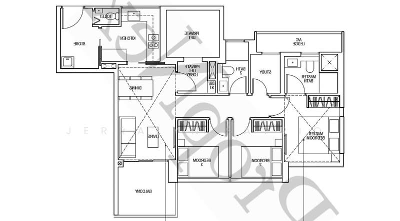 Sky Everton, 50 Everton Road, 4 Bedrooms, 1,109 sqft, Condominium For Sale, by Jerralyn Satrio, 500208963 - PropertyGuru.com.sg