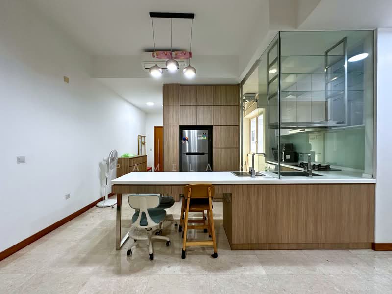 The Greenwich, 15 Seletar Road, 2 Bedrooms, 904 sqft, Condominium For Rent, by Pamela Ng, 500209028 - Wet & dry kitchen areas - PropertyGuru.com.sg