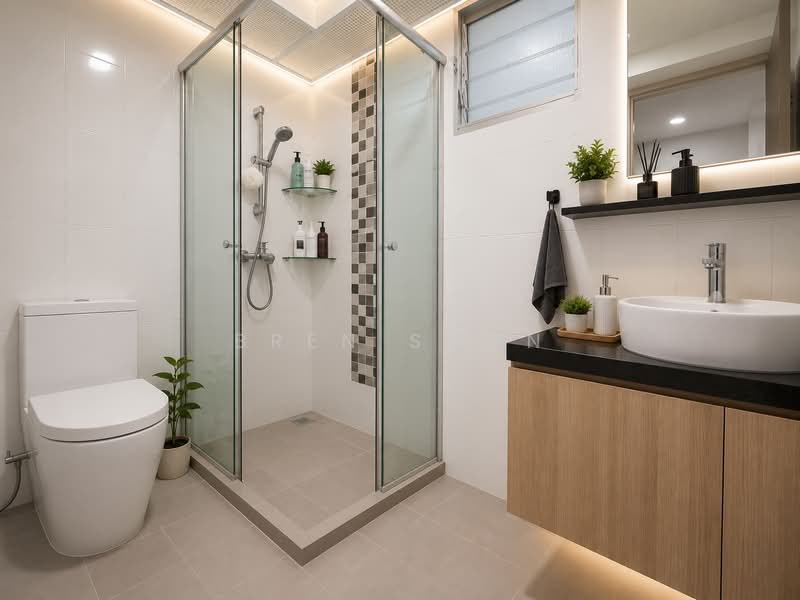 487A Choa Chu Kang Avenue 5, 487A Choa Chu Kang Avenue 5, 3 Bedrooms, 1,216 sqft, HDB Flat For Sale, by Bren Soon, 500209048 - Bathroom - PropertyGuru.com.sg