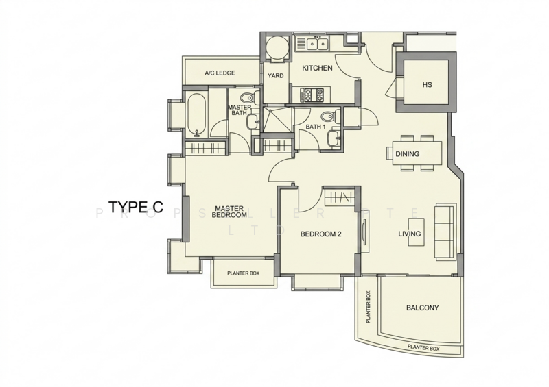 Papillon, 8 Jalan Rama Rama, 2 Bedrooms, 936 sqft, Apartment For Sale, by Kit Toh, 500209078 - PropertyGuru.com.sg