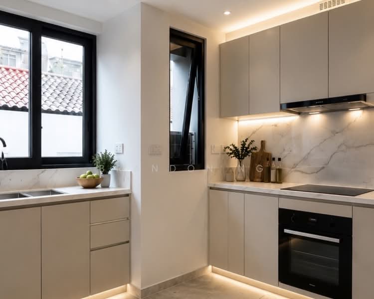 ⭐️⭐️LANDED7772 @ BRAND NEW TERRACE AT CAMBRIDGE, , 5 Bedrooms, 6,000 sqft, Terraced House For Sale, by Brandon Ng, 500209128 - Kitchen - PropertyGuru.com.sg