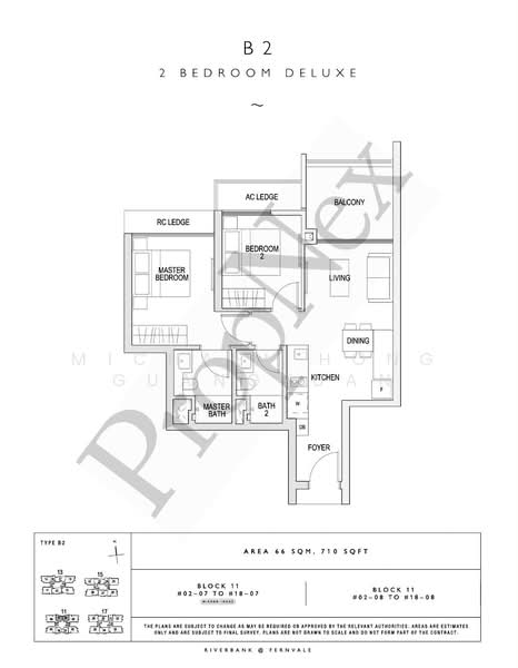 Riverbank at Fernvale, Sengkang West Way/Fernvale, 2 Bedrooms, 710 sqft, Condominium For Sale, by Michael Hong GuangYuan, 500209155 - PropertyGuru.com.sg
