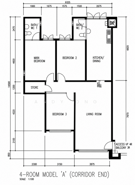 232 Pending Road, 232 Pending Road, 3 Bedrooms, 1,109 sqft, HDB Flat For Sale, by Andy Ong, 500209200 - PropertyGuru.com.sg