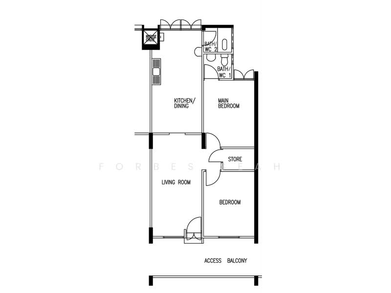 710 Clementi West Street 2, 710 Clementi West Street 2, 2 Bedrooms, 732 sqft, HDB Flat For Rent, by Forbes Seah, 500209230 - PropertyGuru.com.sg