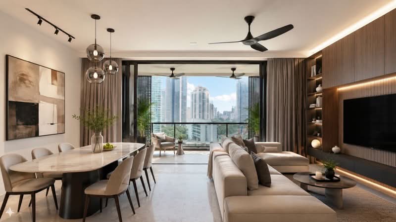 Martin Modern, 10 Martin Place, 4 Bedrooms, 1,733 sqft, Apartment For Rent, by JAY PECK, 500209261 - PropertyGuru.com.sg