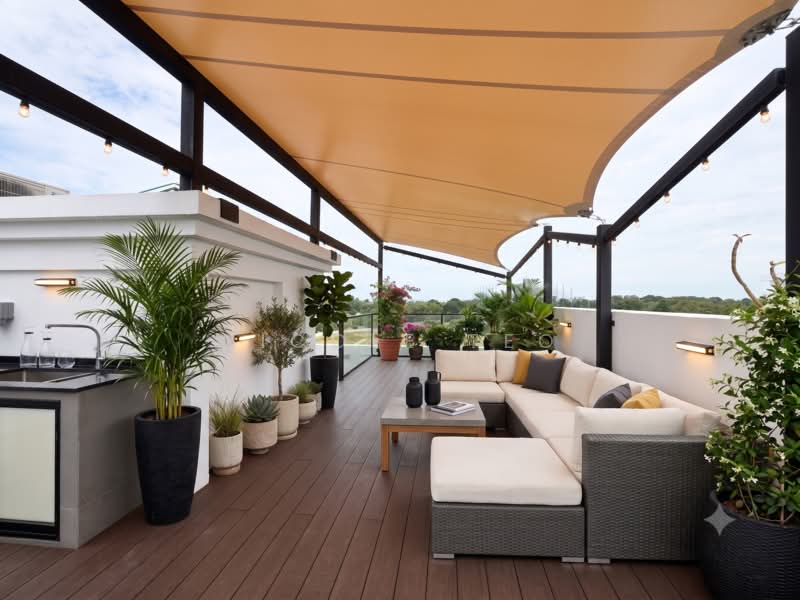 Kew Green, Kew Crescent, 4 Bedrooms, 2,882 sqft, Cluster House For Sale, by Nicole Teo, 500209283 - Balcony - PropertyGuru.com.sg