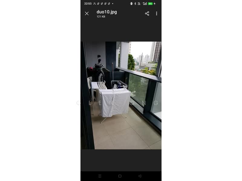 DUO Residences, 1 Fraser Street, 1 Bedroom, 538 sqft, Apartment For Sale, by Glen Ong, 500209289 - Balcony - PropertyGuru.com.sg