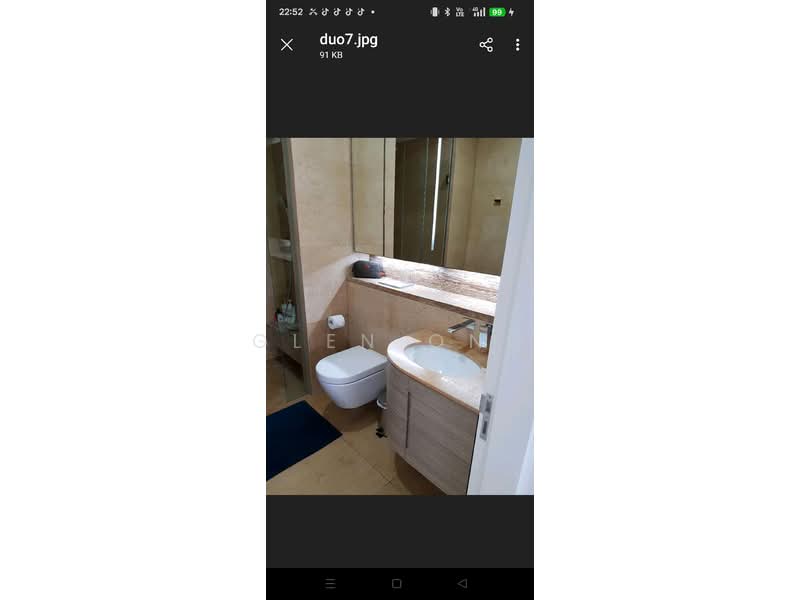 DUO Residences, 1 Fraser Street, 1 Bedroom, 538 sqft, Apartment For Sale, by Glen Ong, 500209289 - Bathroom - PropertyGuru.com.sg
