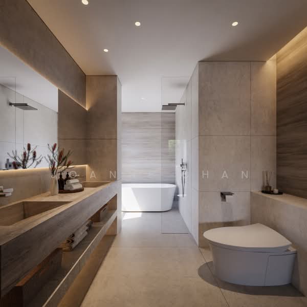 Tay Lian Teck Elliot Siglap MRT, , 6 Bedrooms, 6,177 sqft, Semi-Detached House For Sale, by Joanne Chan, 500209315 - Bathroom - PropertyGuru.com.sg