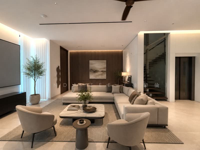 Bukit Timah Enclave ✧ Corner Terrace with Lift ✧ Near MRT & Schools, Chun Tin Road , Lorong Pisang Raja , Bukit Timah Road, 6 Bedrooms, 5,000 sqft, Corner Terrace For Rent, by Brenda Zee (徐黎倫), 500209358 - Living Room - PropertyGuru.com.sg