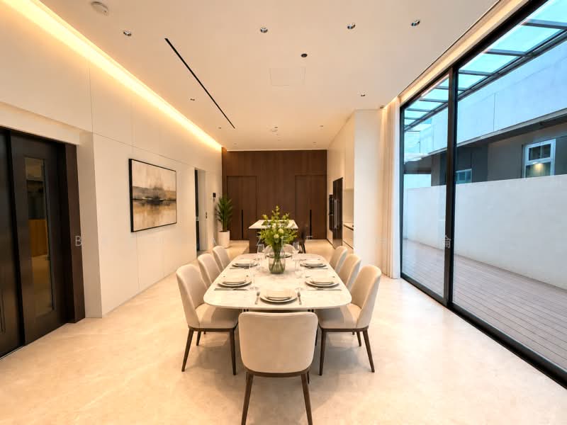 Bukit Timah Enclave ✧ Corner Terrace with Lift ✧ Near MRT & Schools, Chun Tin Road , Lorong Pisang Raja , Bukit Timah Road, 6 Bedrooms, 5,000 sqft, Corner Terrace For Rent, by Brenda Zee (徐黎倫), 500209358 - Dining Room - PropertyGuru.com.sg
