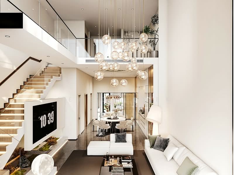 Hillview’s Crescent Crown Jewel: Brand New Freehold Mega 3.5 Storey Terrace, Hillview Crescent, Guilin, Bukit Batok, Gombak, Bukit Timah Hill, 6 Bedrooms, 7,200 sqft, Terraced House For Sale, by Denson Kwek, 500209372 - Living Room - PropertyGuru.com.sg