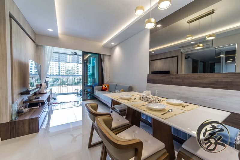 The Terrace, 100 Edgedale Plains, 3 Bedrooms, 1,001 sqft, Executive Condominium For Sale, by Peter Lee, 500209383 - Living Room - PropertyGuru.com.sg