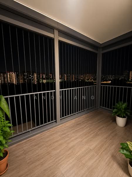 Treasure Crest, 52 Anchorvale Crescent, 3 Bedrooms, 1,076 sqft, Executive Condominium For Sale, by Andy Ang, 500209397 - Balcony - PropertyGuru.com.sg