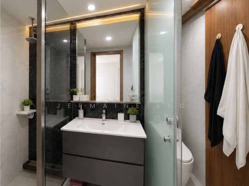 Watertown, 69 Punggol Central, 1 Bedroom, 570 sqft, Condominium For Rent, by Jermaine Ang, 500209494 - Bathroom - PropertyGuru.com.sg