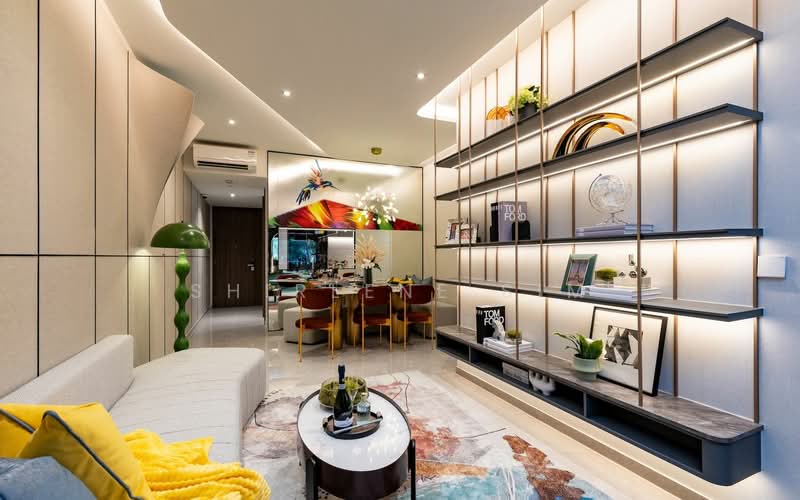 Hillock Green, 22-28 Lentor Central, 2 Bedrooms, 710 sqft, Condominium For Sale, by Shirlene Sim, 500209547 - Living Room - PropertyGuru.com.sg
