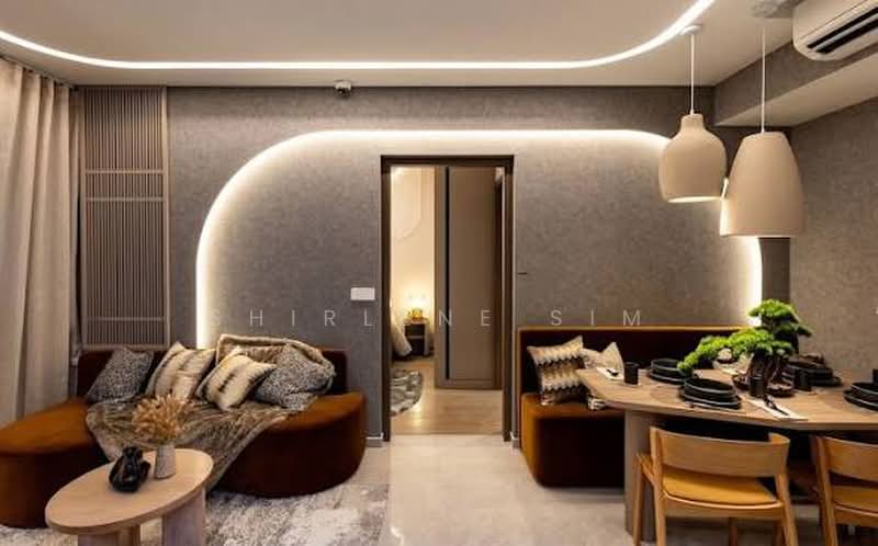 Hillock Green, 22-28 Lentor Central, 2 Bedrooms, 710 sqft, Condominium For Sale, by Shirlene Sim, 500209547 - Living Room - PropertyGuru.com.sg