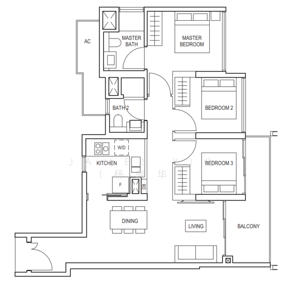 Midwood, 8 Hillview Rise, 3 Bedrooms, 904 sqft, Condominium For Sale, by James Yio (杨瑞华), 500209587 - PropertyGuru.com.sg