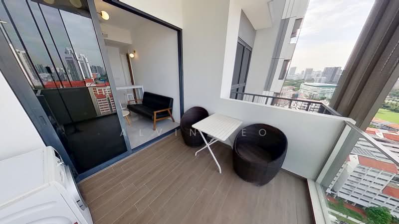Uptown @ Farrer, 2 Perumal Road Singapore, 2 Bedrooms, 538 sqft, Condominium For Rent, by Alvin Yeo, 500209606 - Balcony - PropertyGuru.com.sg