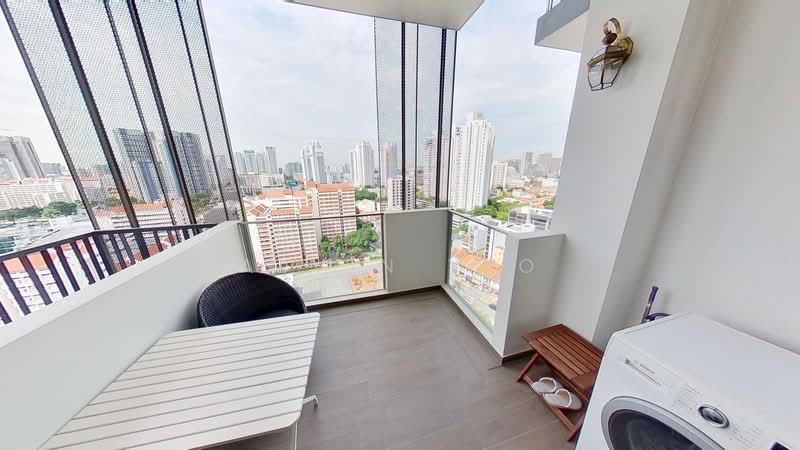 Uptown @ Farrer, 2 Perumal Road Singapore, 2 Bedrooms, 538 sqft, Condominium For Rent, by Alvin Yeo, 500209606 - Balcony - PropertyGuru.com.sg